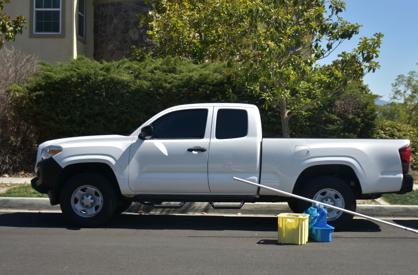 A Pool Service and Repair technician working in Anaheim, CA performing pool service with precision, demonstrating trust and professionalism. Pool Service near me.