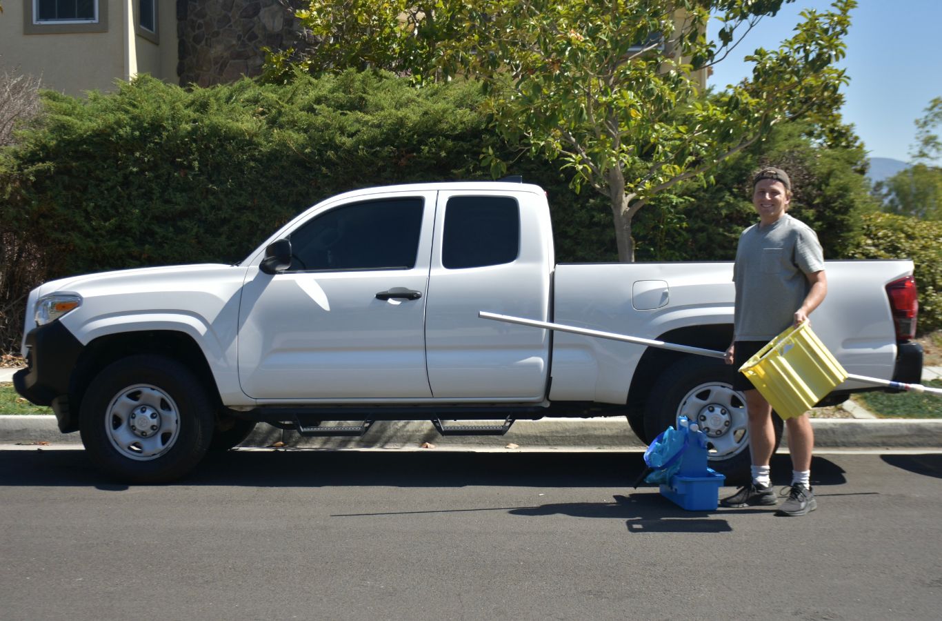 A Pool Service and Repair expert delivering pool service in Riverside County, CA, illustrating professionalism and high-quality care tailored to the region. Pool Service near me.